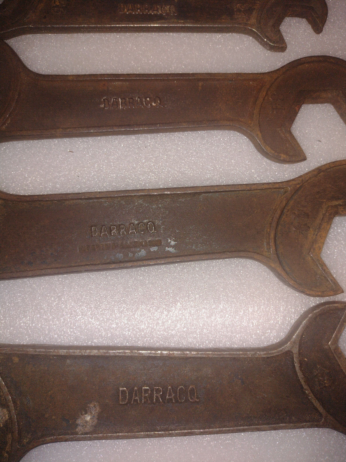 DARRACQ Wrenches Spanners Vintage 1900’s Rare for Classic Vehicles Automotives