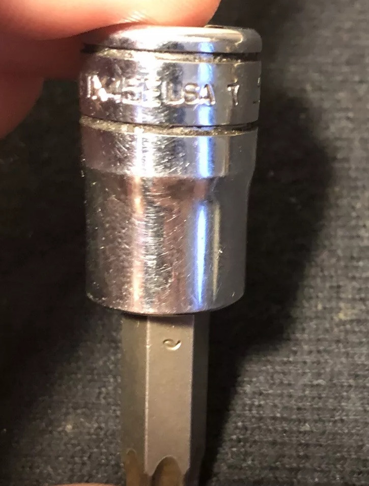 Snap-on Tools FTX45E T45 Torx Tamper Resistant Socket Driver 3/8” Dr USA 🇺🇸