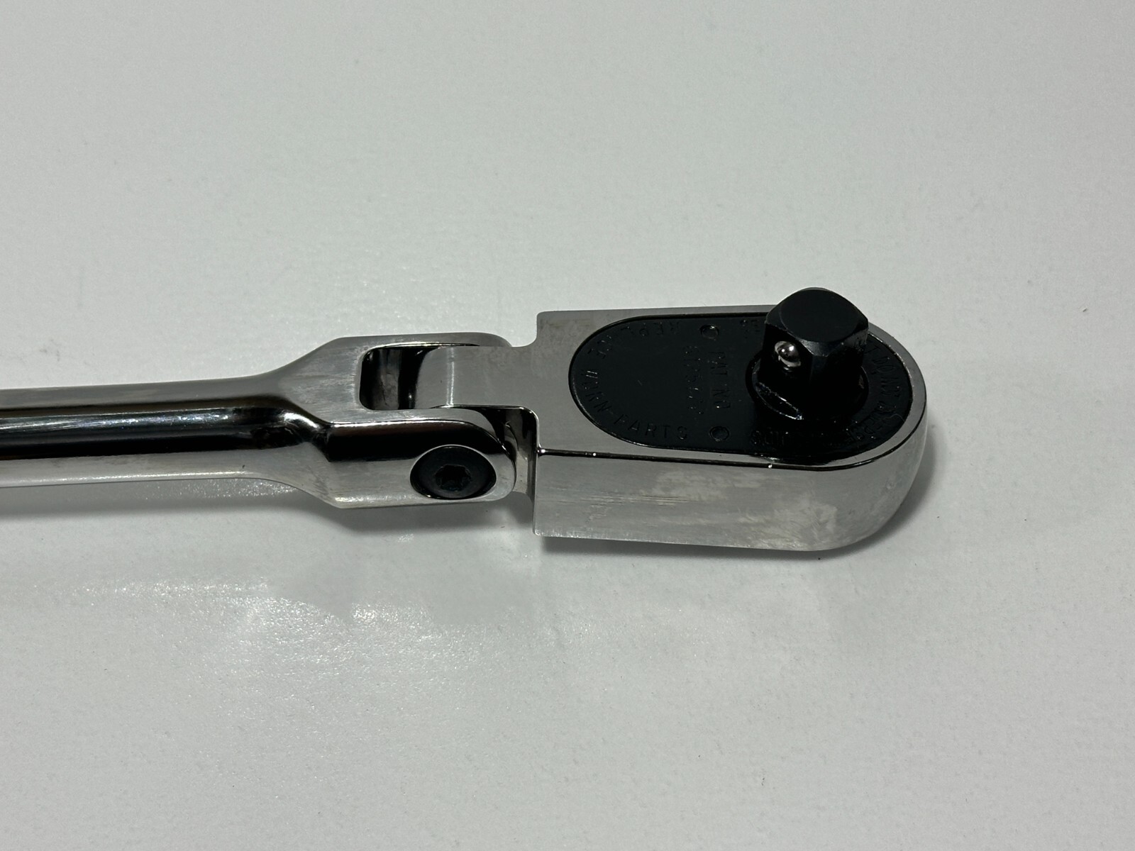 NEW CAT Caterpillar Tools USA Made 1/2″ Drive Flex Head Chrome Ratchet, 17″ Long