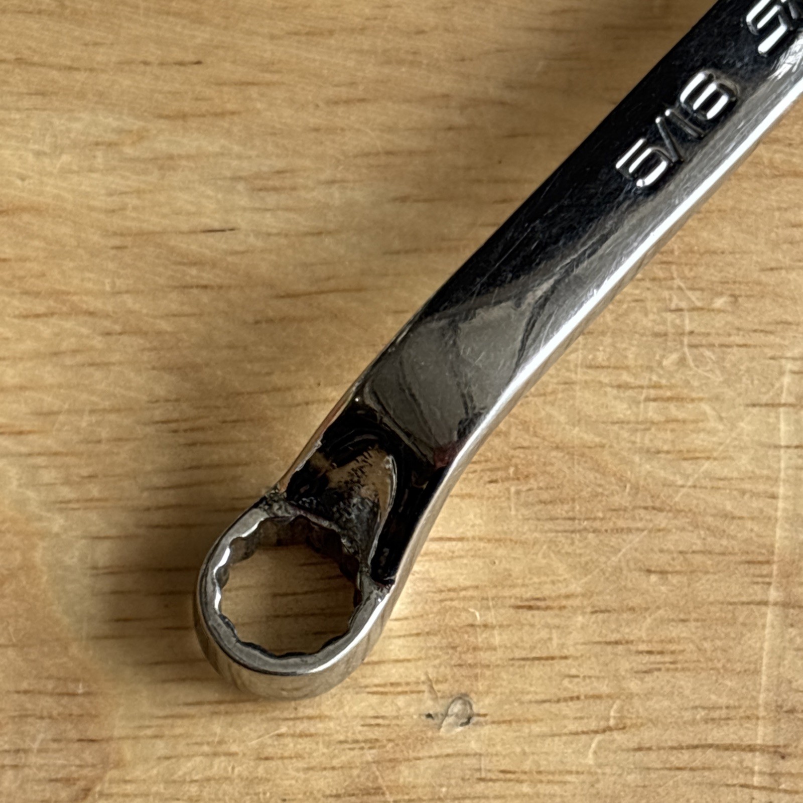 Snap On 5/16″ x 3/8″ Short Box End Wrench Deep 60 Degree Offset XSO1012 READ!