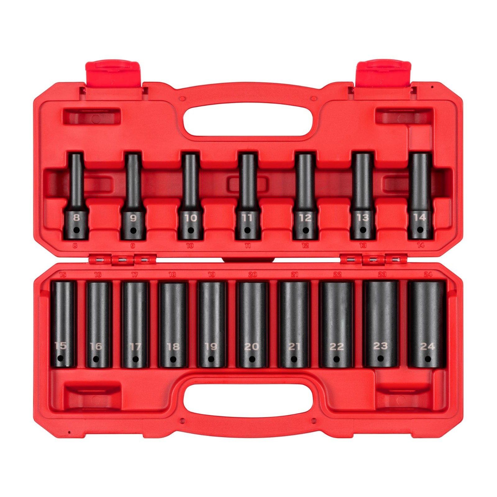 17-Piece 1/2″ Drive Impact Socket Set | Durable Chrome Vanadium, High Torque