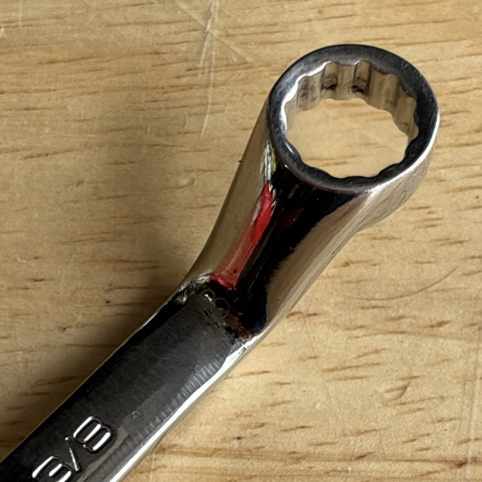 Snap On 5/16″ x 3/8″ Short Box End Wrench Deep 60 Degree Offset XSO1012 READ!
