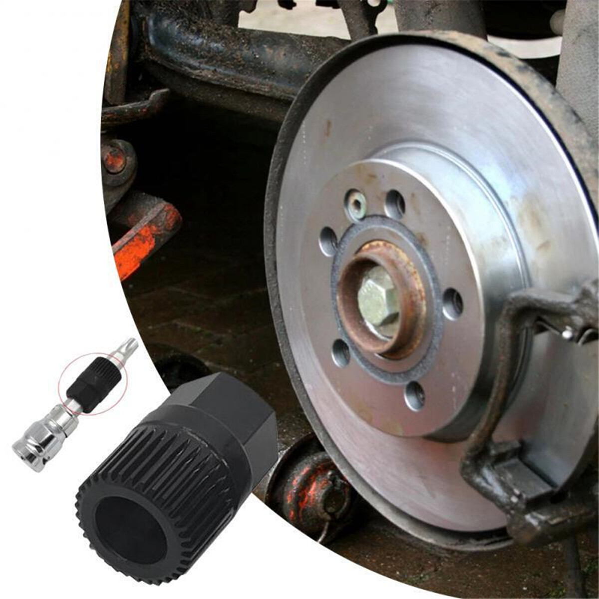 2PCS Pulley Removal Tool 33 Spline Hexagon Alternator Clutch Free Wheel For Car