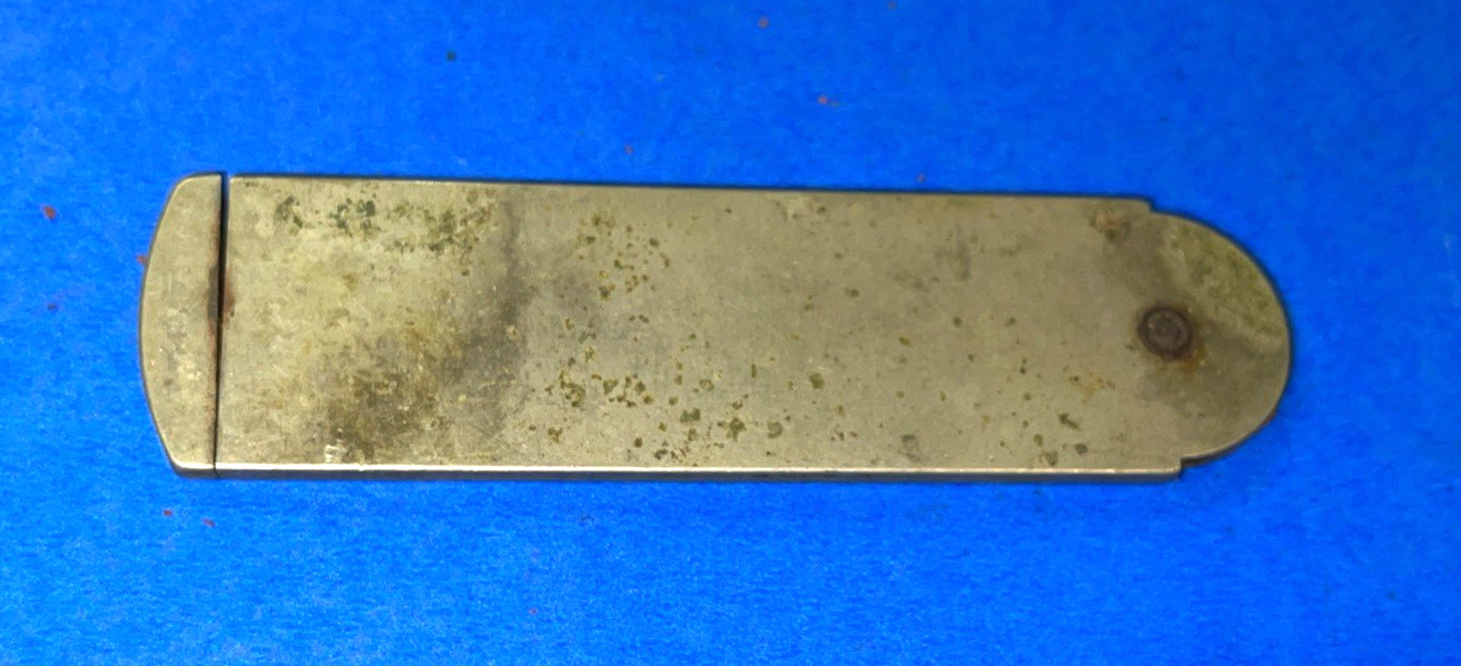 RARE JOHNSONS TOOLS 3-3/4 LONG No. 44 GERMAN SILVER CALIPER RULE 1-8-1907