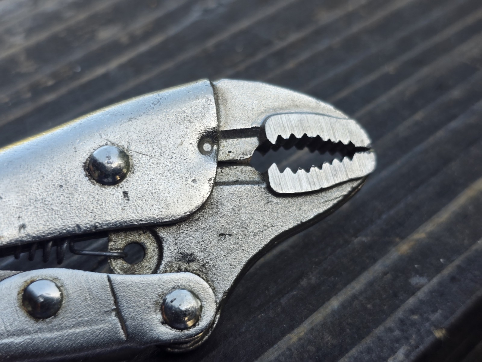 Vintage Petersen 5WR Locking Vise Grip Locking Pliers Dewitt USA Excellent!