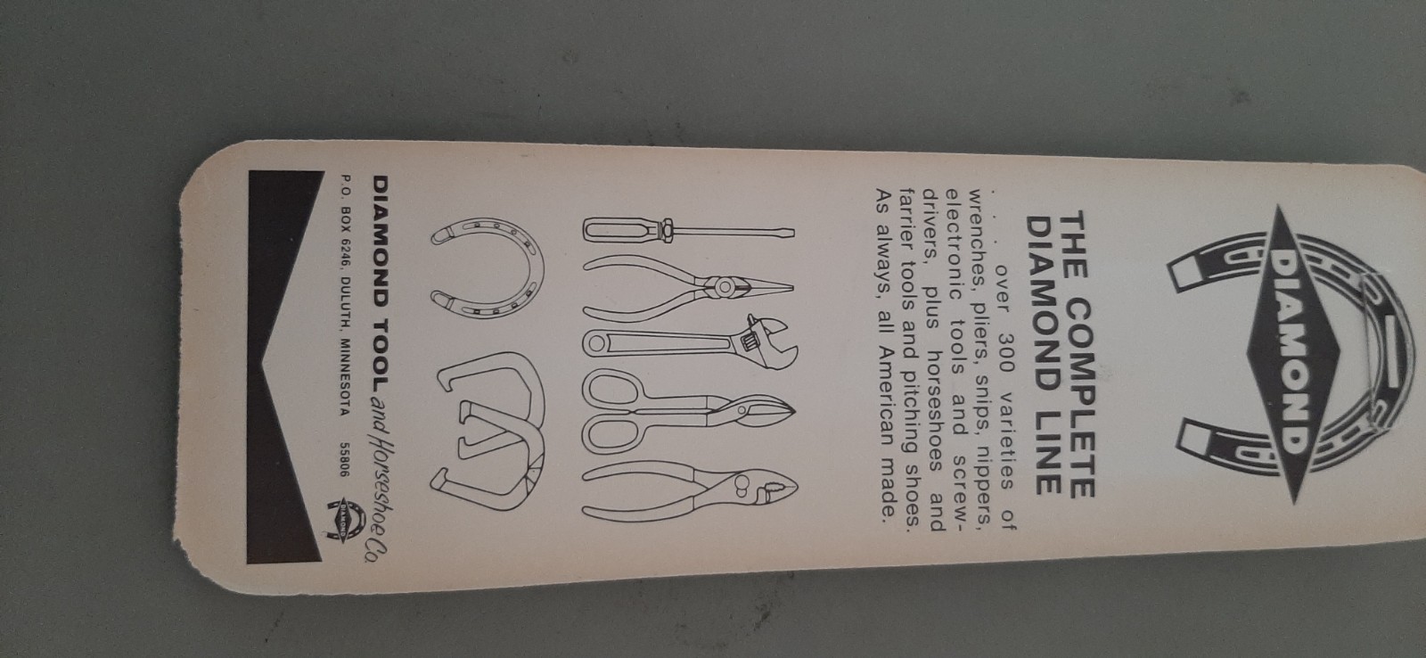 NOS Diamond Tool Horseshoe 5″ Regular Nose Cutter Slip Joint Pliers K15 K15H 1A