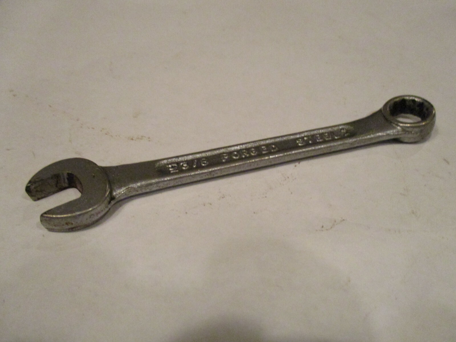 ETC- INDUSTRIAL CHROME MOLYBOENUM – FORGED OPEN & BOX END 7/16″ WRENCH