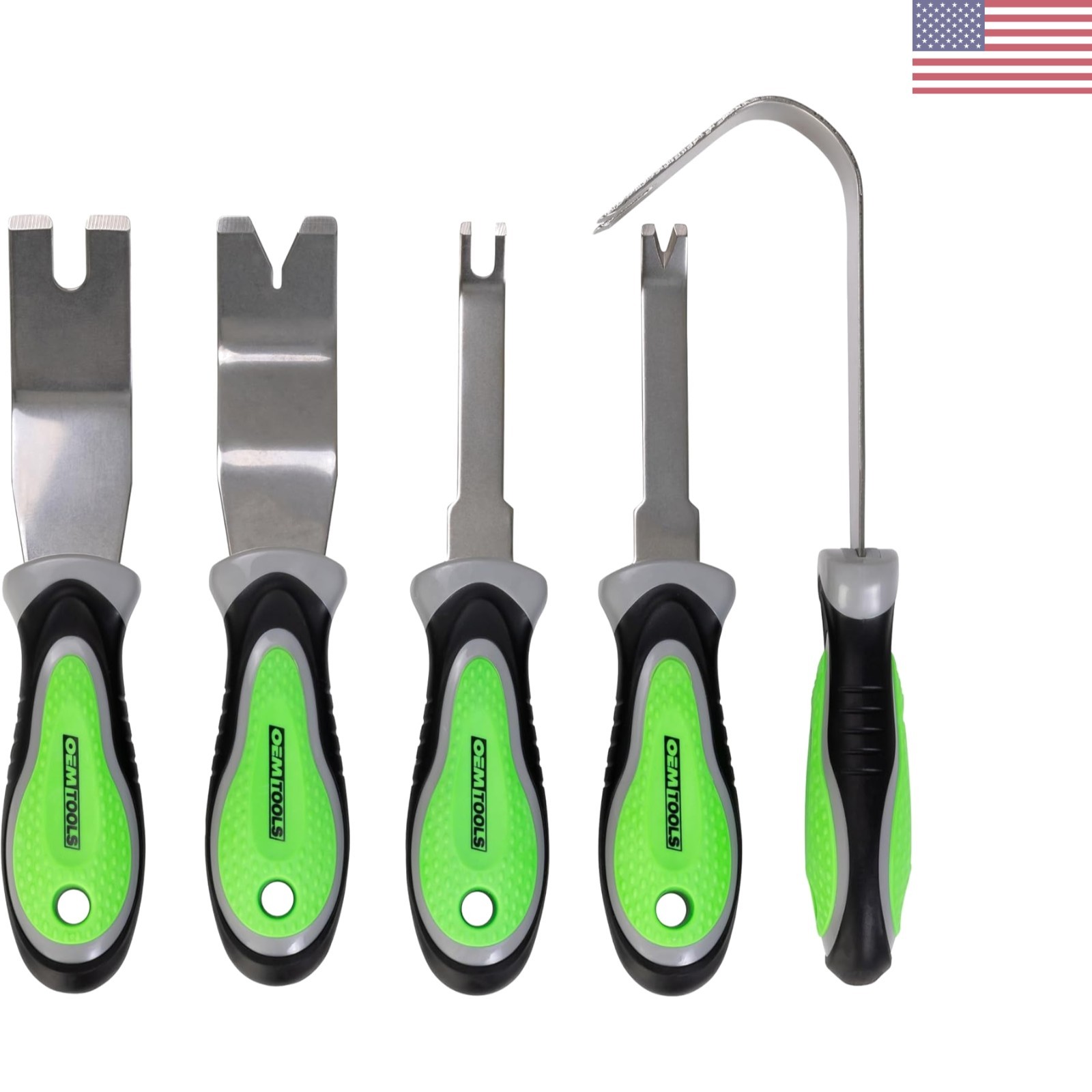 Lightweight 5-Piece Door Panel Removal Kit with Textured Grips – Ideal for Cars