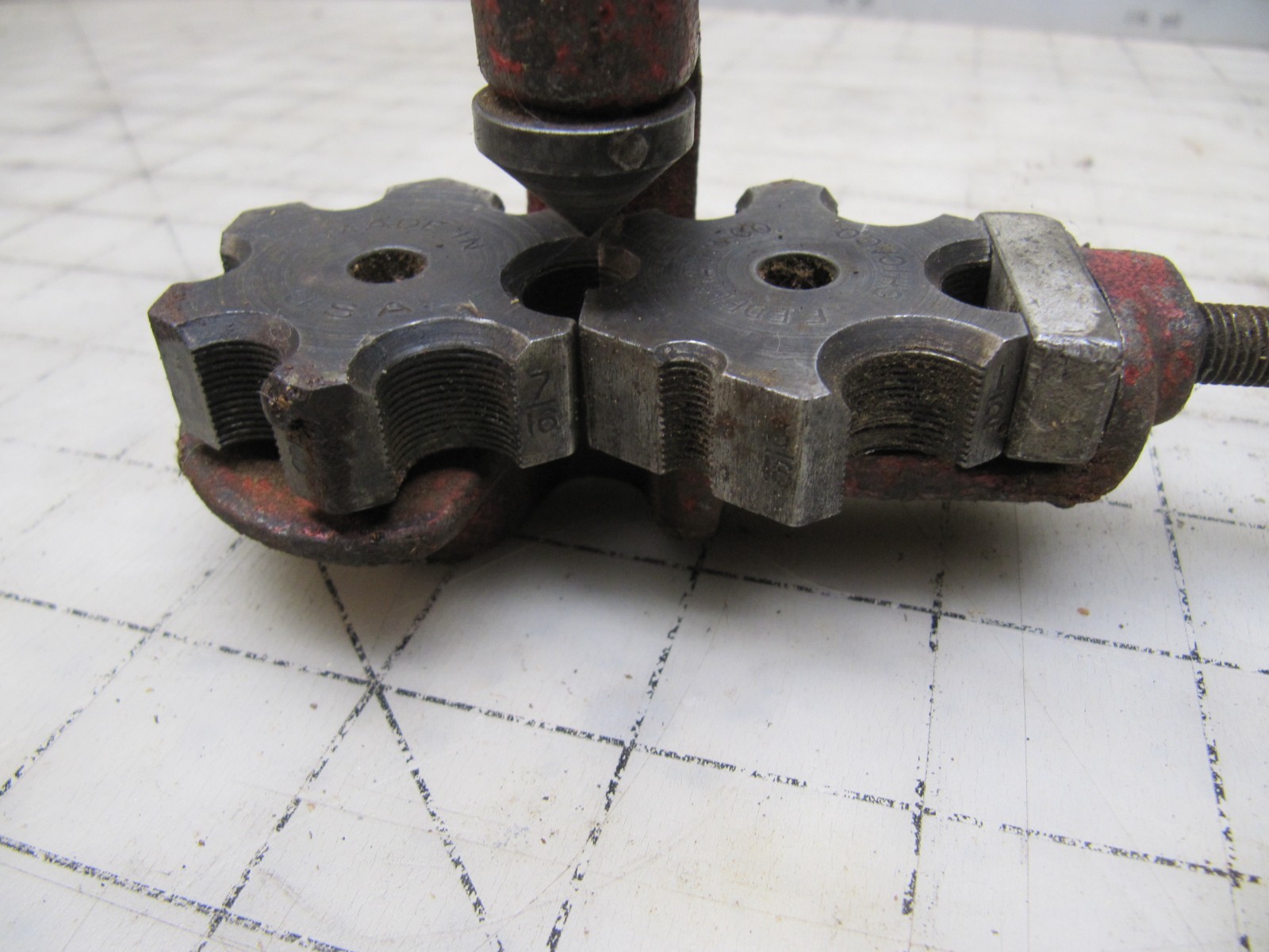VTG E.Edelmann Tubing Flaring Flare Tool Selectable 3/16″ – 1/2″ – Cast Iron