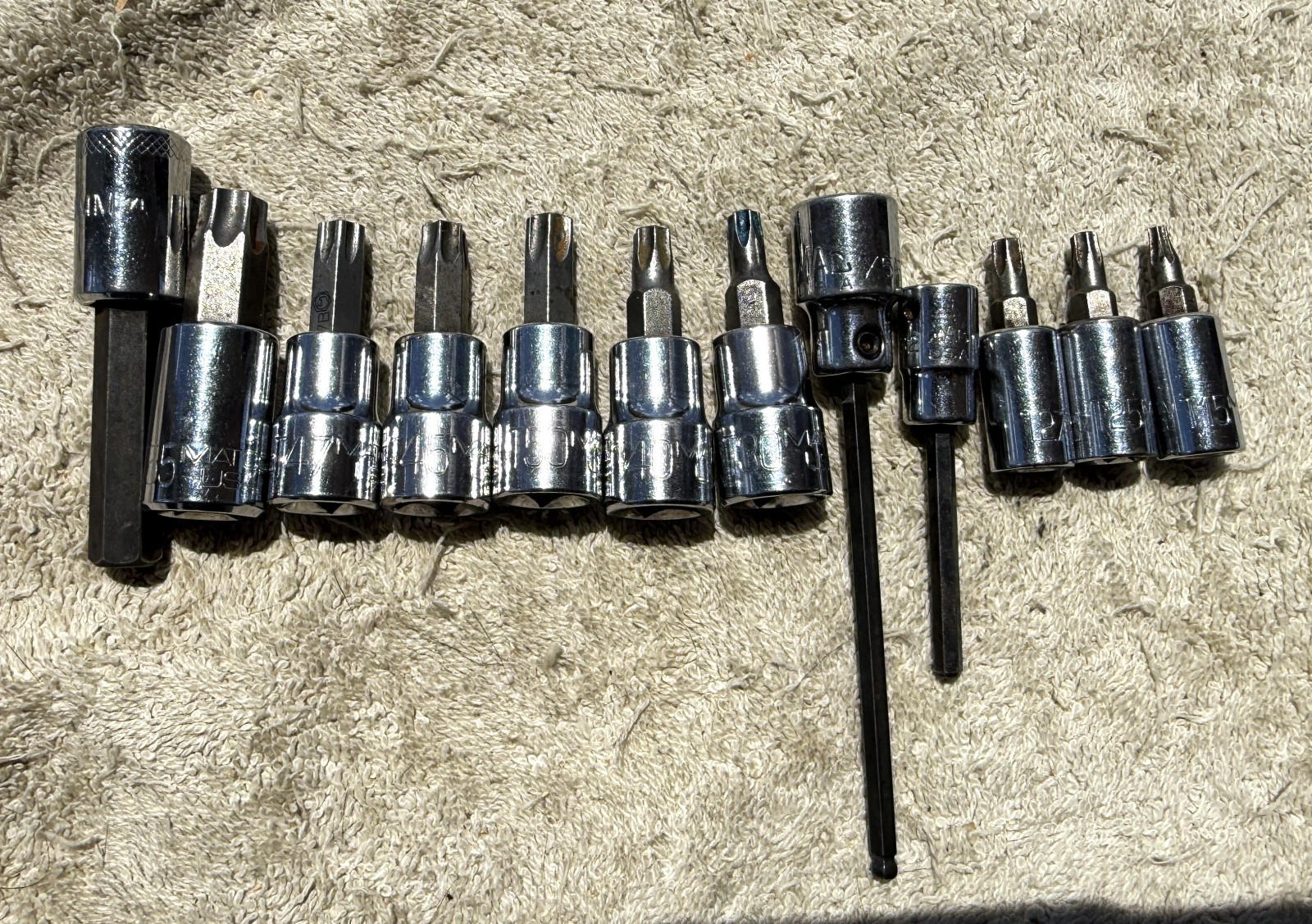 LOT OF 12 MAC/MATCO DRIVERS AS PICTURED & DESCRIBED