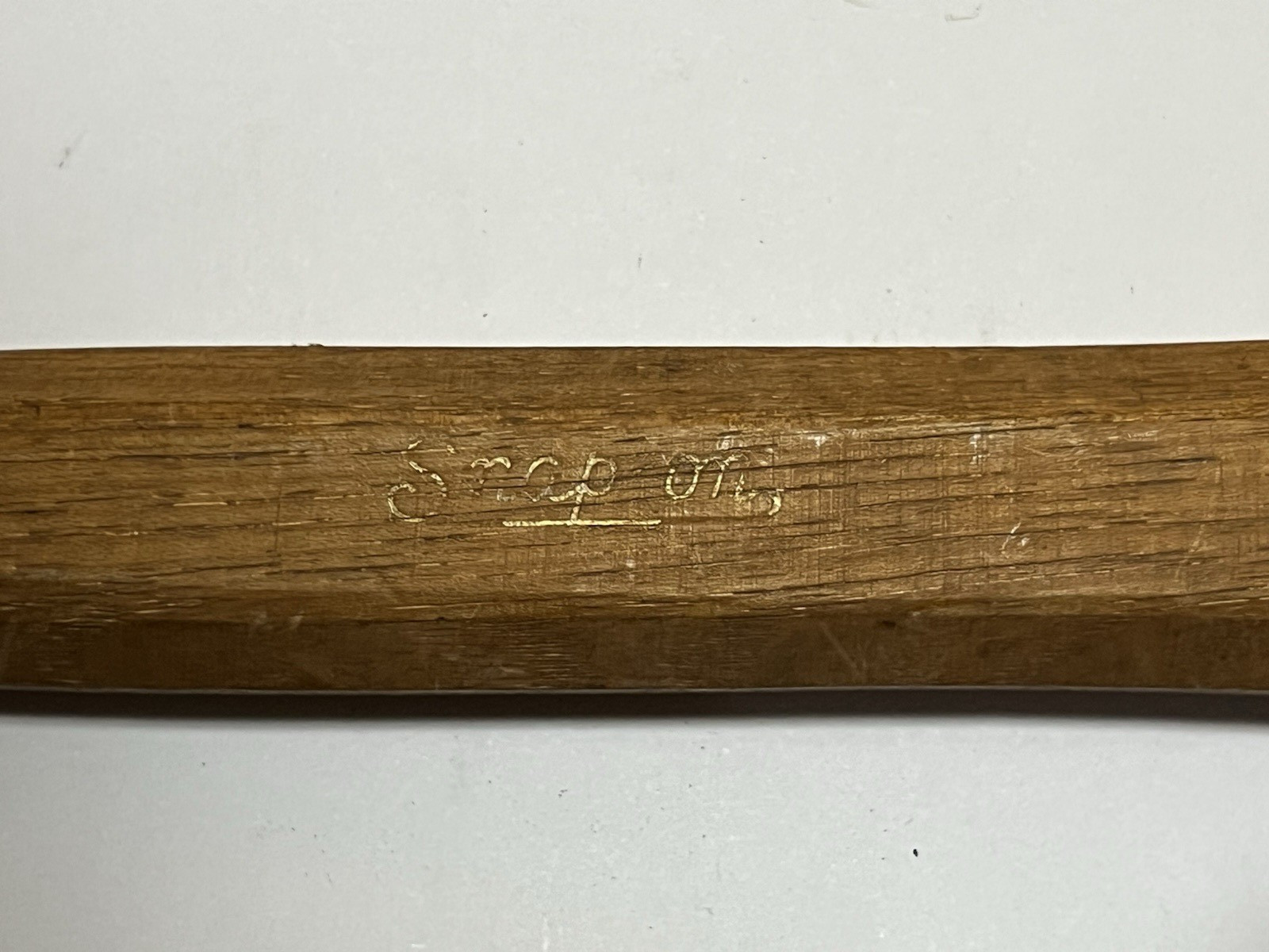 Porter Ferguson BH-5 Auto Body Hammer Curved Chisel Door Skin Forming USA NICE
