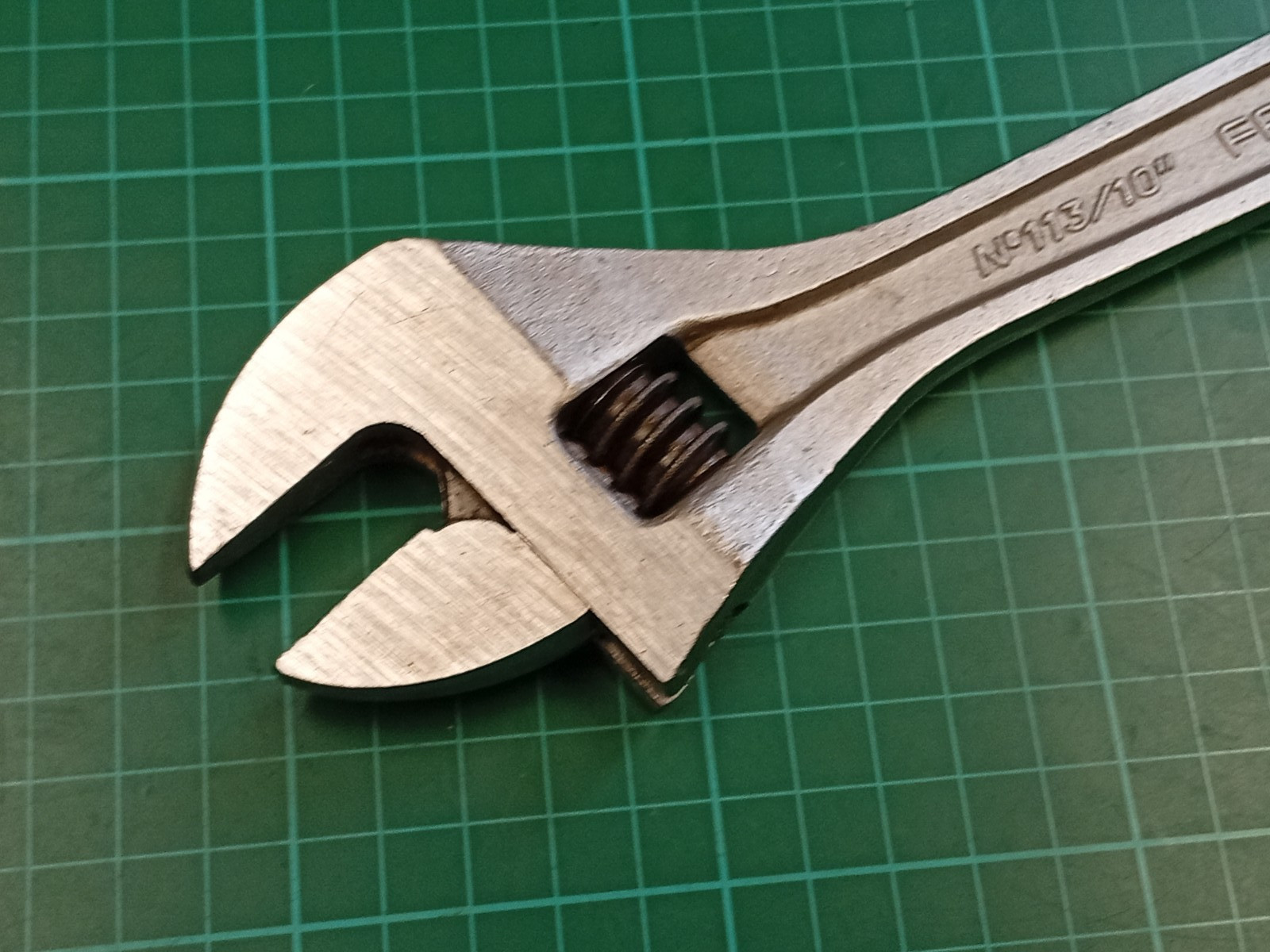 Vintage Facom Vanachrome No113/10″ 10″ Adjustable Spanner, Made In France