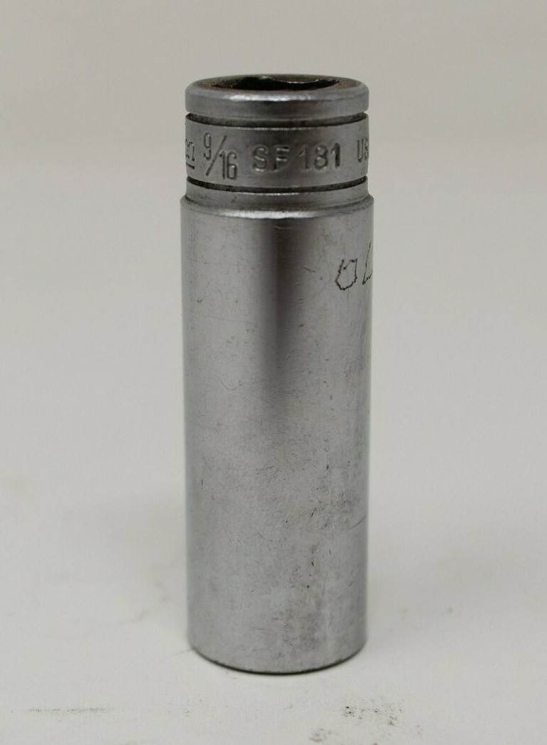 SNAP-ON TOOLS 3/8″ DRIVE 9/16″ DEEP 12 POINT SOCKET – USA – SF181
