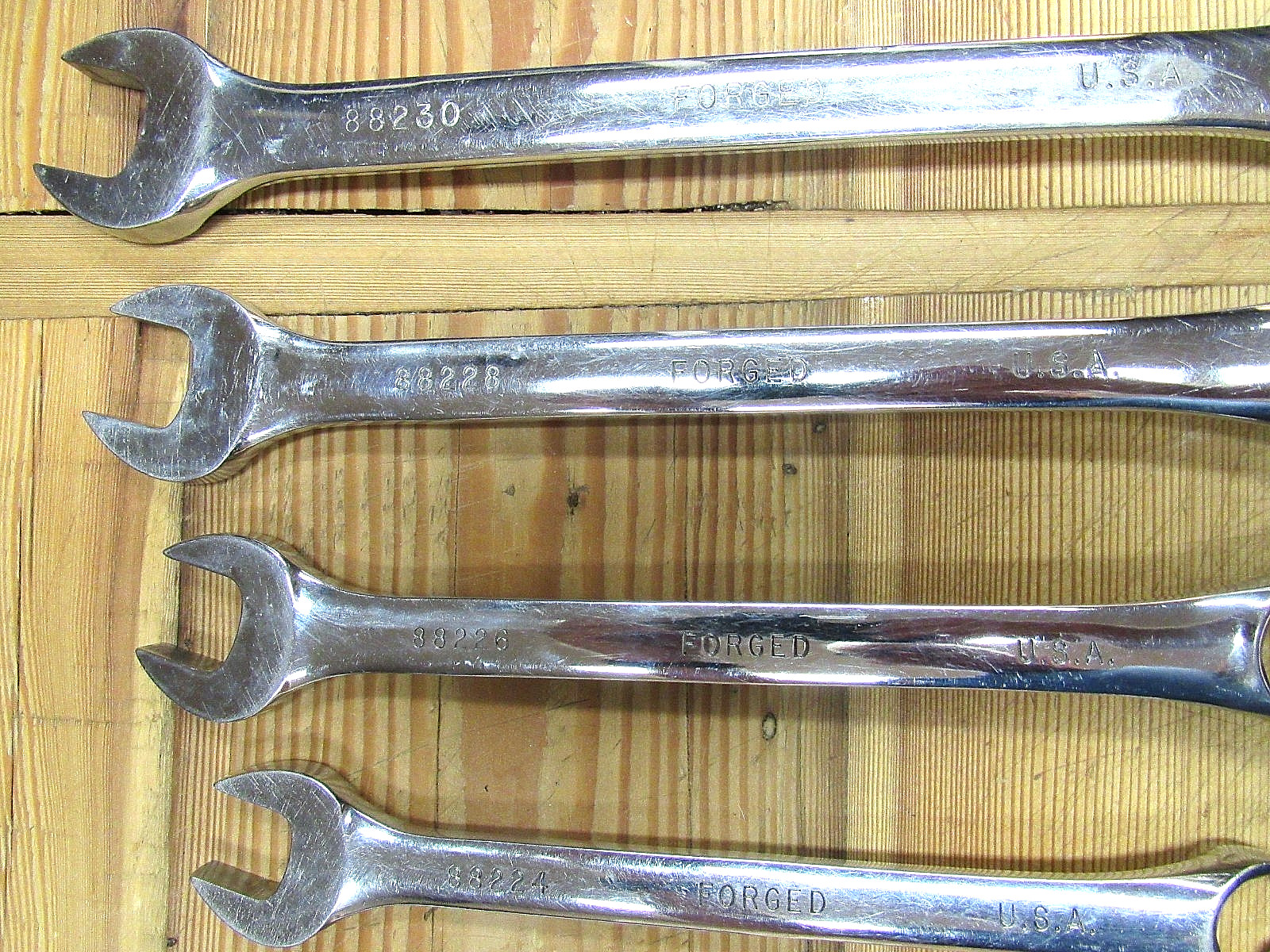 Vintage S-K Tools 12pc SAE Combination Wrench Set 1/4″ to 15/16″ SK USA CLEAN