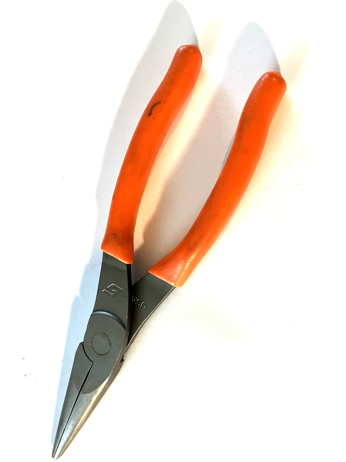 New Snap-on™ 96ACFO 8″ long Needle Nose Pliers with Orange Vinyl Grip