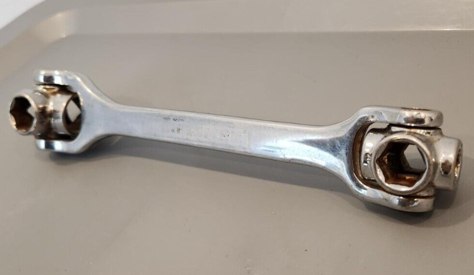 VTG! Craftsman Dog Bone /Multi Socket Wrench ~SAE 6 Point ~13/16″ ~3/8″ ~#14277Z