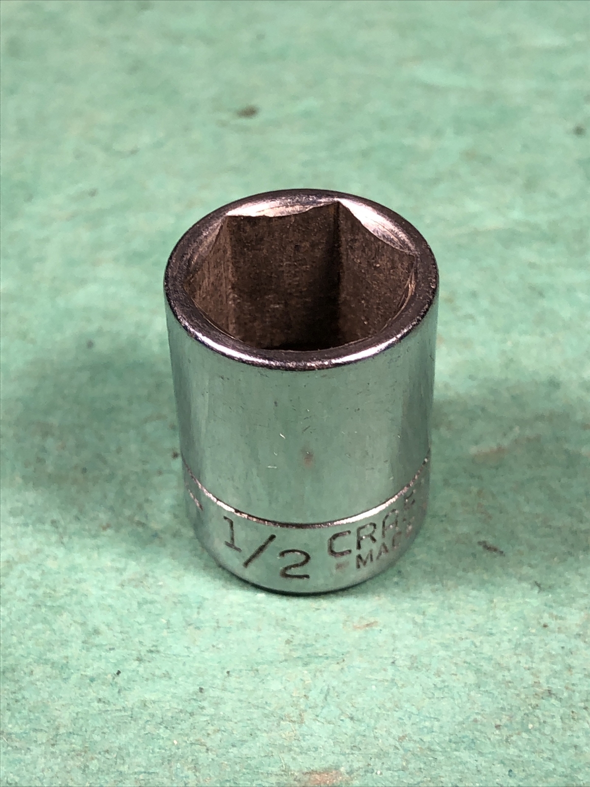 Vintage Craftsman | 1/2″ 6-Point 1/4″ Drive Socket | 43499 | -VV- Series | USA