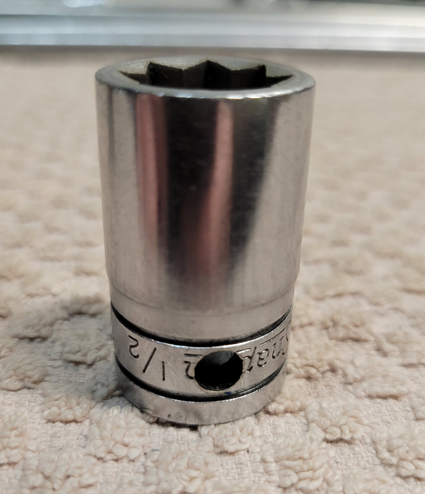 Snap-On Tools USA SAE 1/2″ Drive 1/2″ Double Square 8PT Chrome Socket SW416
