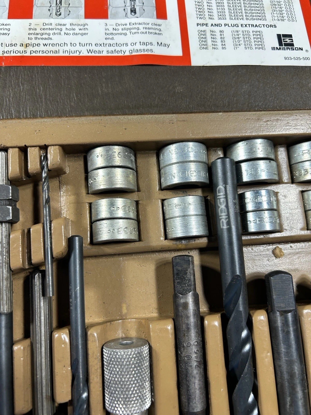 Rigid No. 25 Screw/Bolt/Pipe extractor Nice Shape.