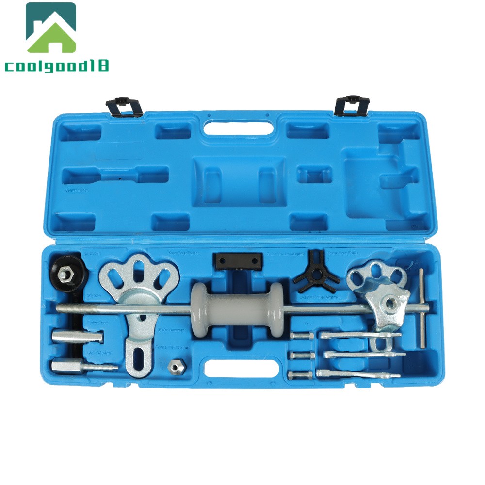 17Pcs Slide Hammer Dent Puller Tool Kit Wrench Adapter Axle Bearing Hub Auto Set