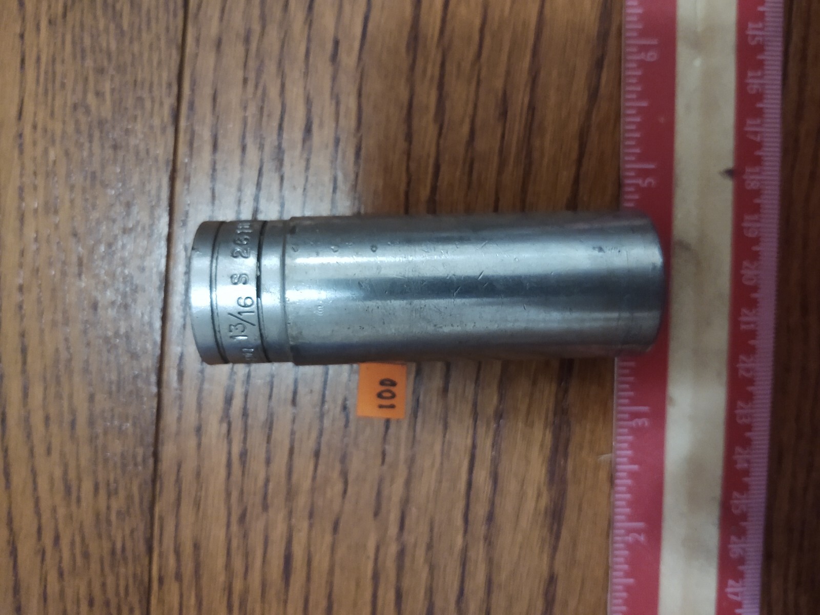 Snap On 13/16″ X 1/2″ Deep Well Socket 12 Point Ratchet Tool S261 USA Chrome
