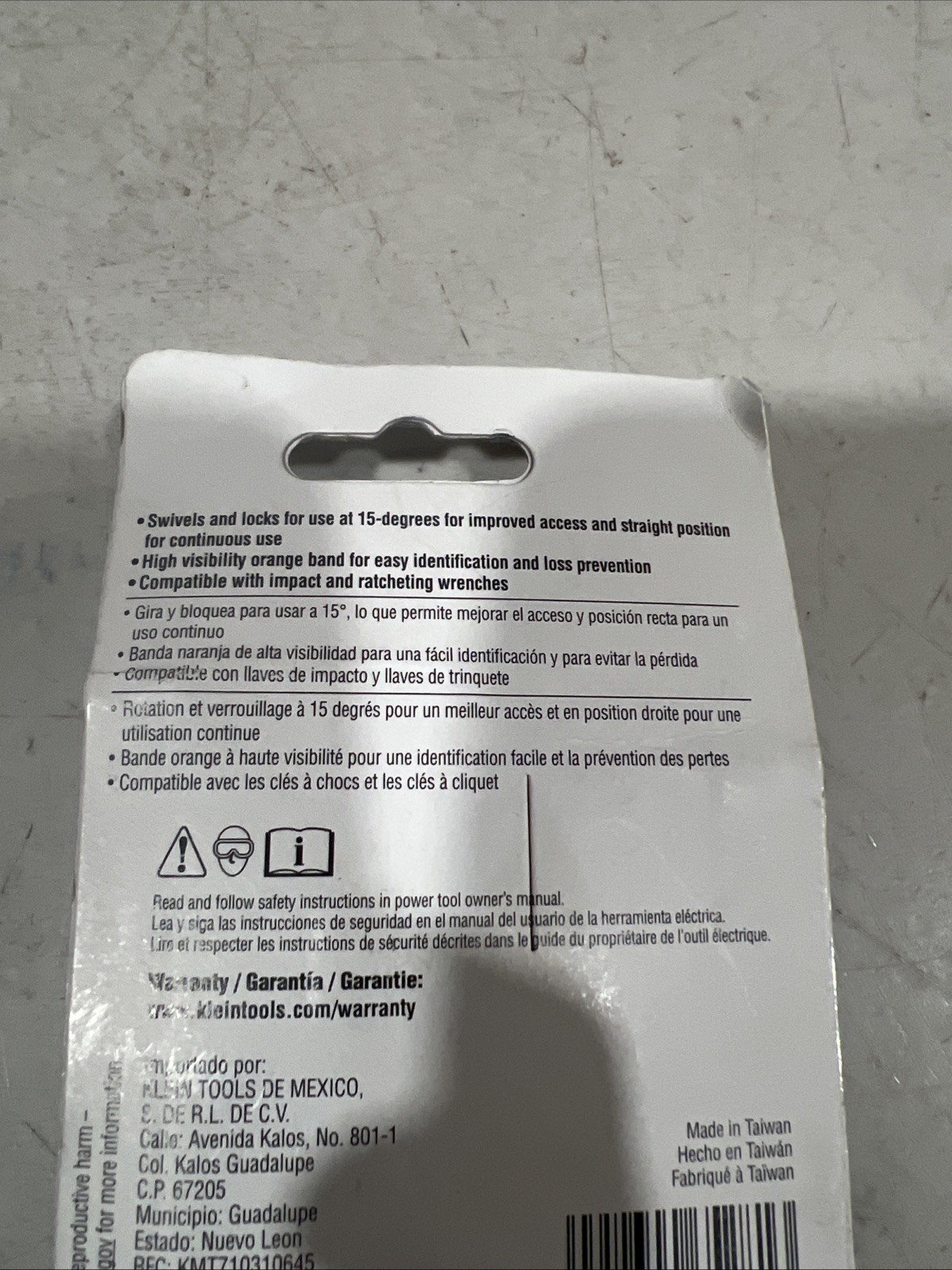 Klein Tools 65842SW Impact Wrench Socket Swivels 2 piece 3/8” & 1/2” New Sealed