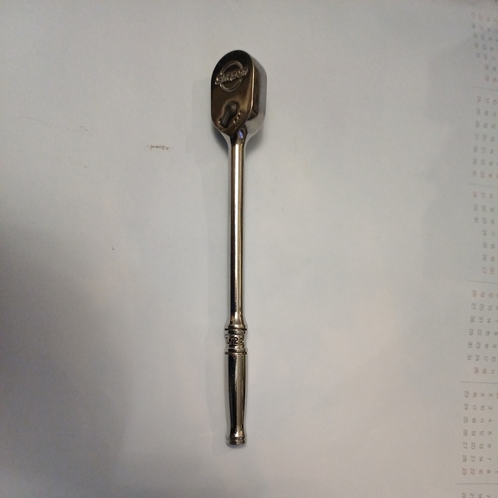 Snap-on Chrome TL72 1/4″ Drive Dual 80 Technology Long Handle Ratchet VGC