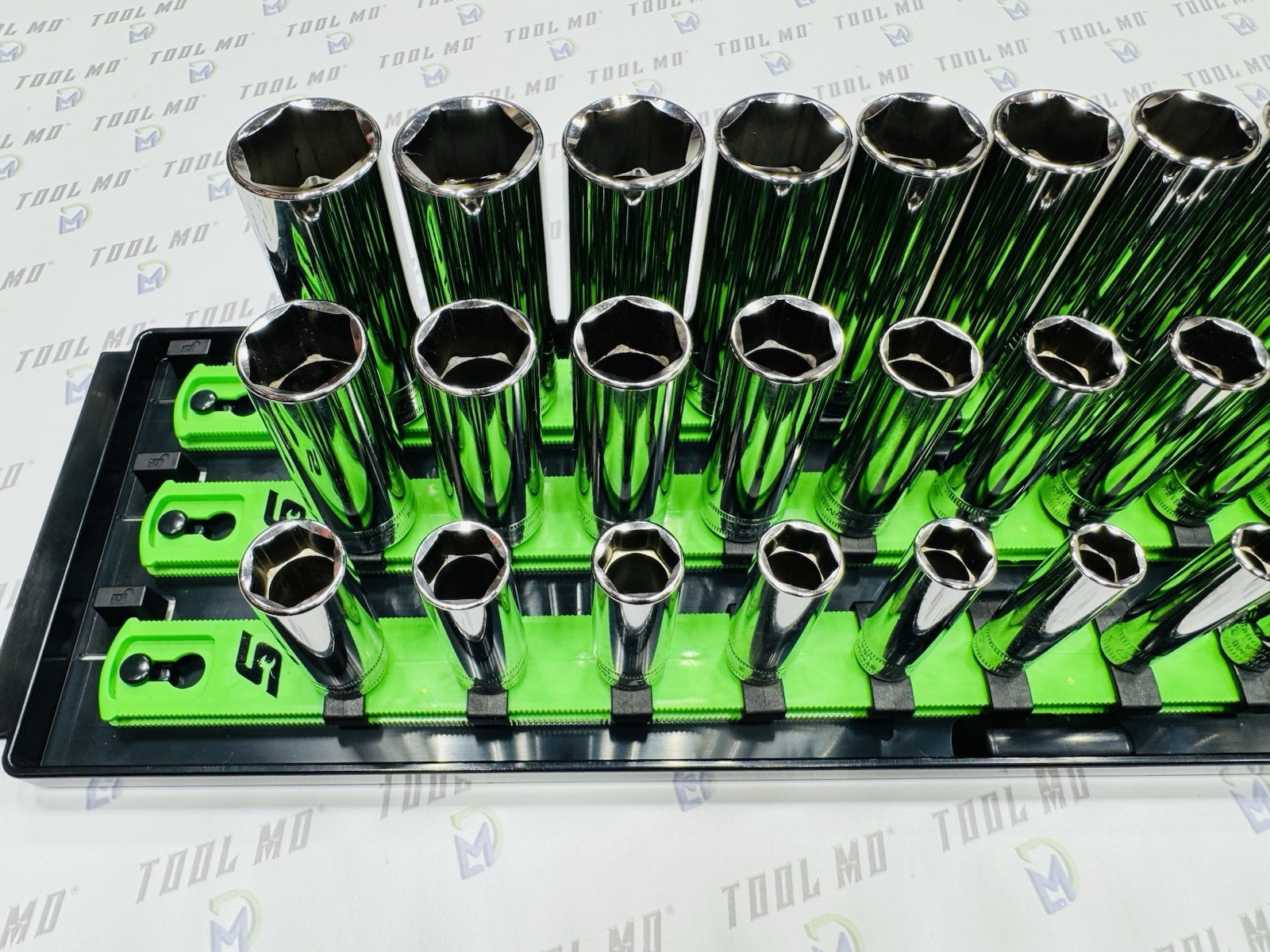 Snap-on Tools NEW 45pc Metric Mix Drive 6pt DEEP Socket Set 112STMMY 212SFSMY