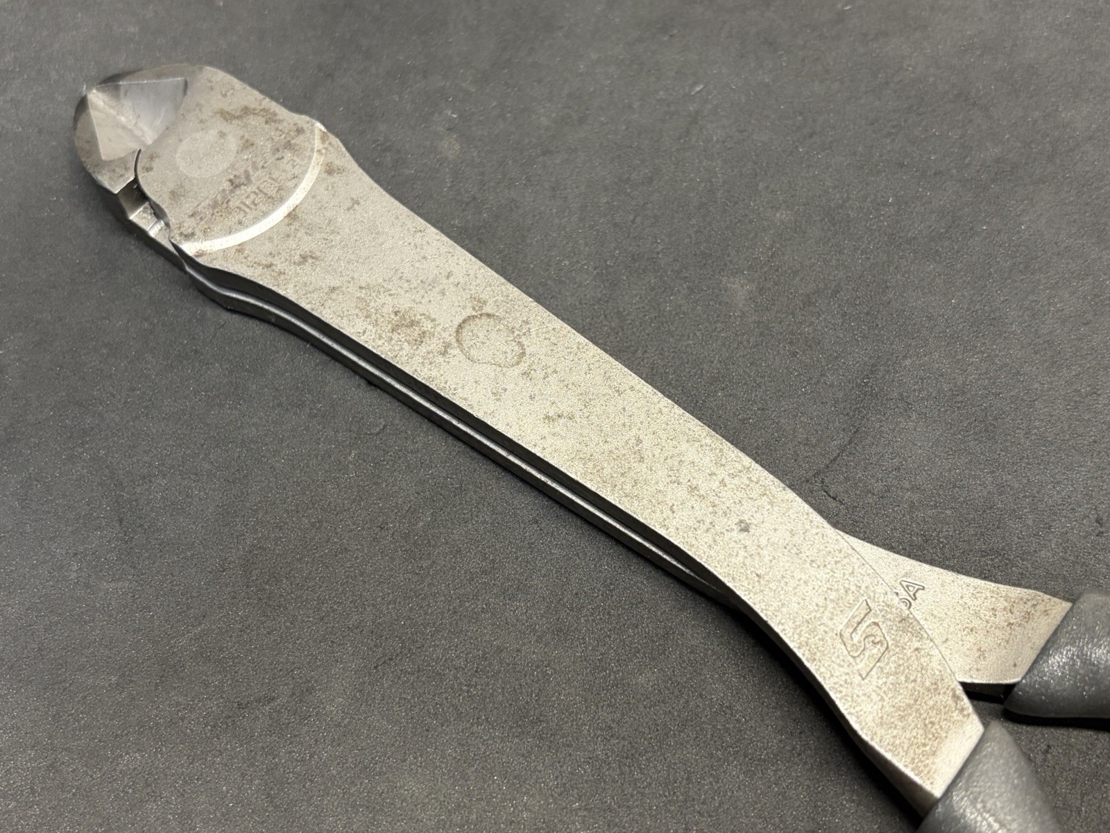 Snap On METALLIC GREY Talon Grip 11” Extra Long Diagonal Side Cutters 312CF