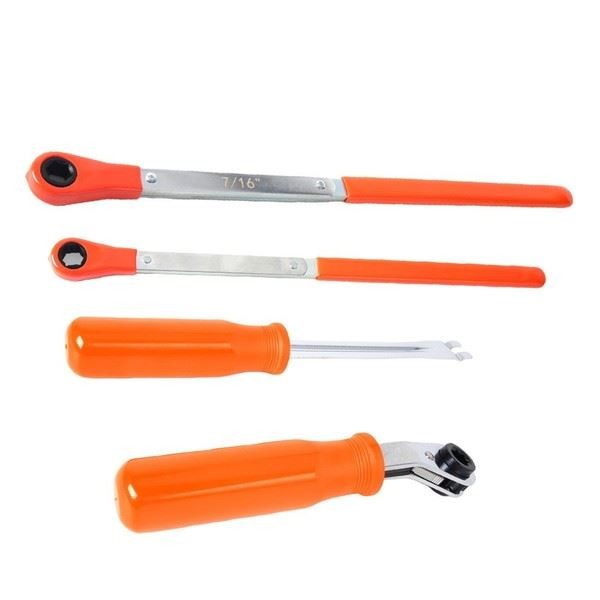 Automatic Slack Adjuster Release Tool Kit 4 Pcs for Truck Trailer Brake Systems
