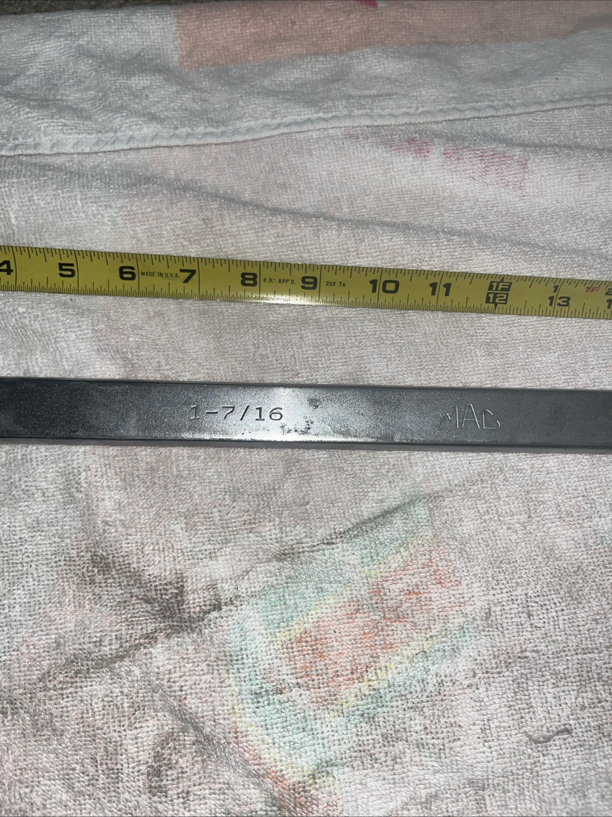 MAC TOOLS CL46 1-7/16″ COMBINATION WRENCH SAE MADE IN USA VINTAGE