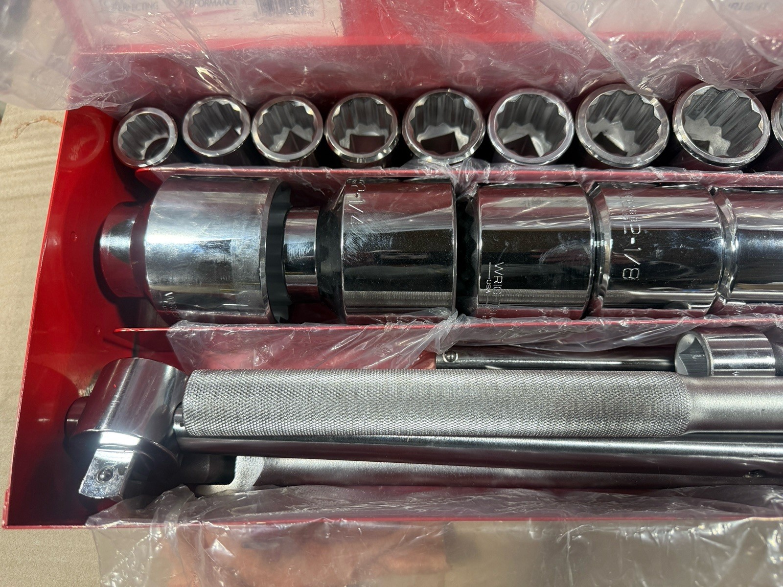 Wright Tool 31pc 3/4″ Drive Standard Socket Set 12pt 7/8″-2-3/8″ 631 USA NEW