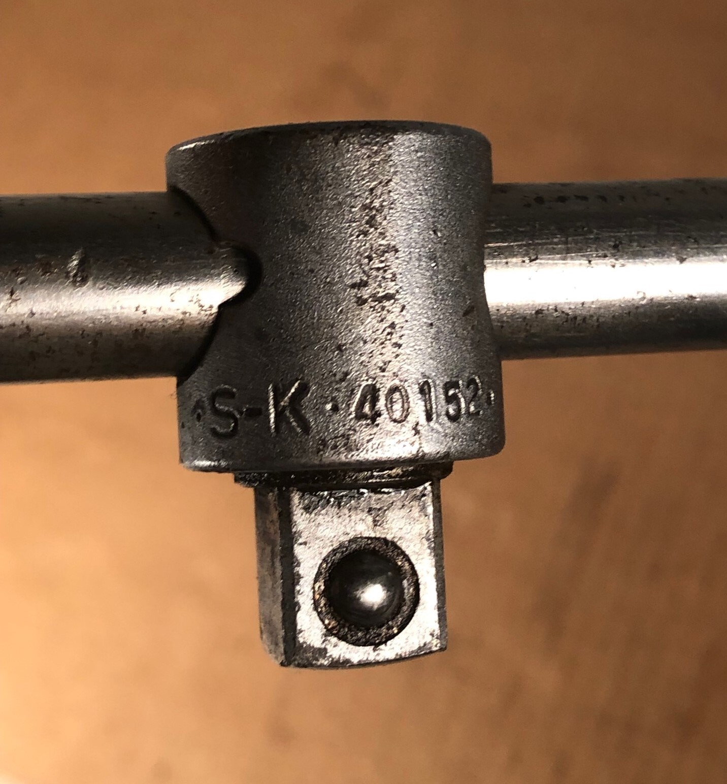 S-K Vintage No. 40152 Sliding T Head Breaker Bar 1/2″ Drive 10″ Long 
