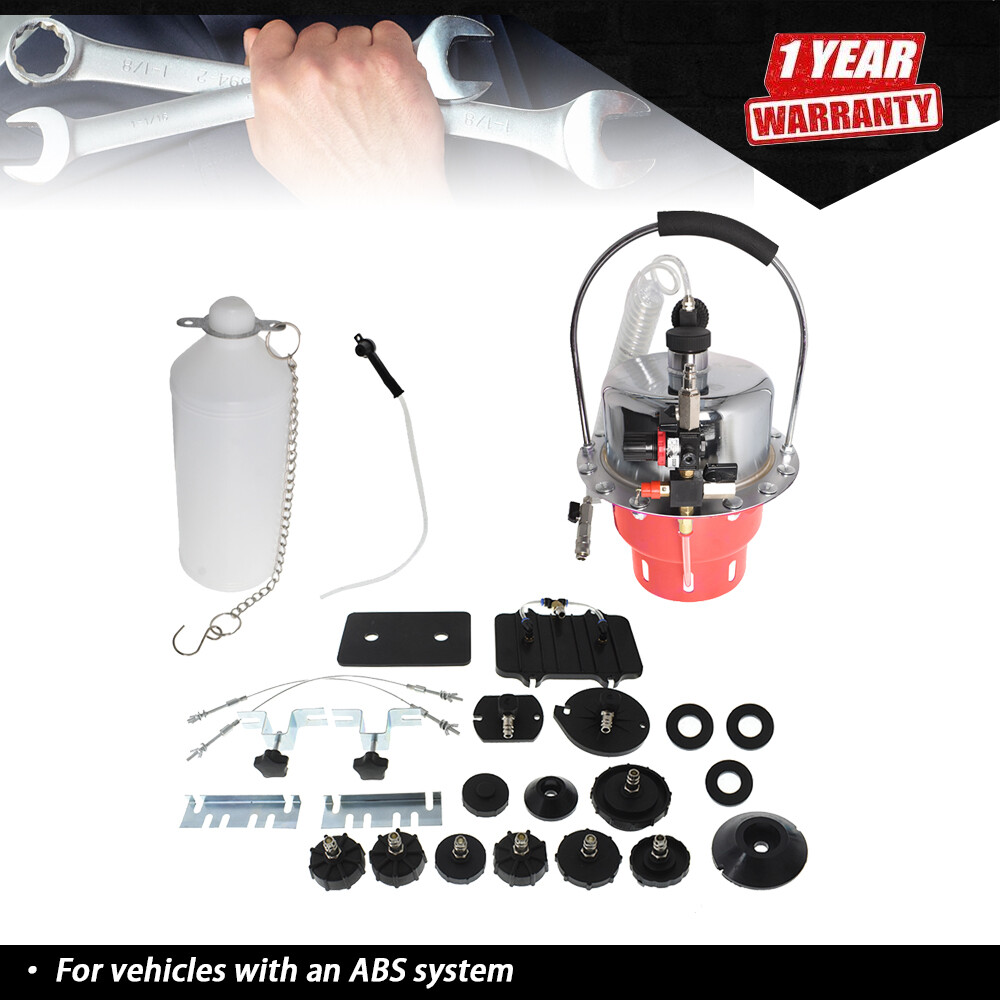 Pneumatic Air Pressure Kit Brake & Clutch Bleeder Valve System 4.5 CFM’