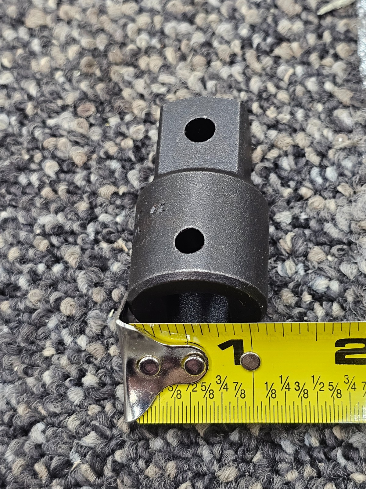 (QTY 2) PROTO 7652 Impact Socket Adapter 1/2″ Female x 3/4″ Male Black