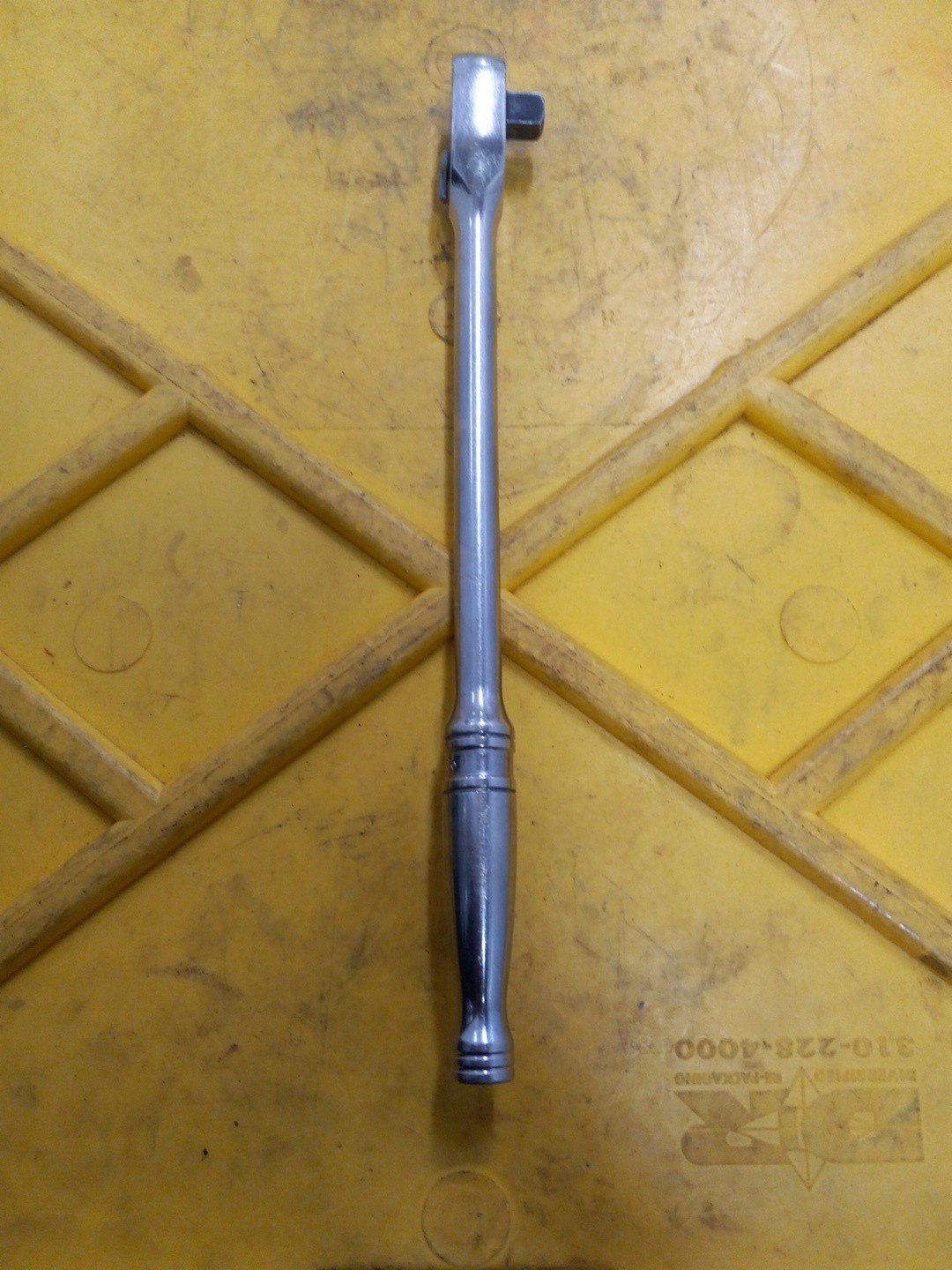 USED SNAP ON FL 936 3/8 DRIVE LONG HANDLE RATCHET