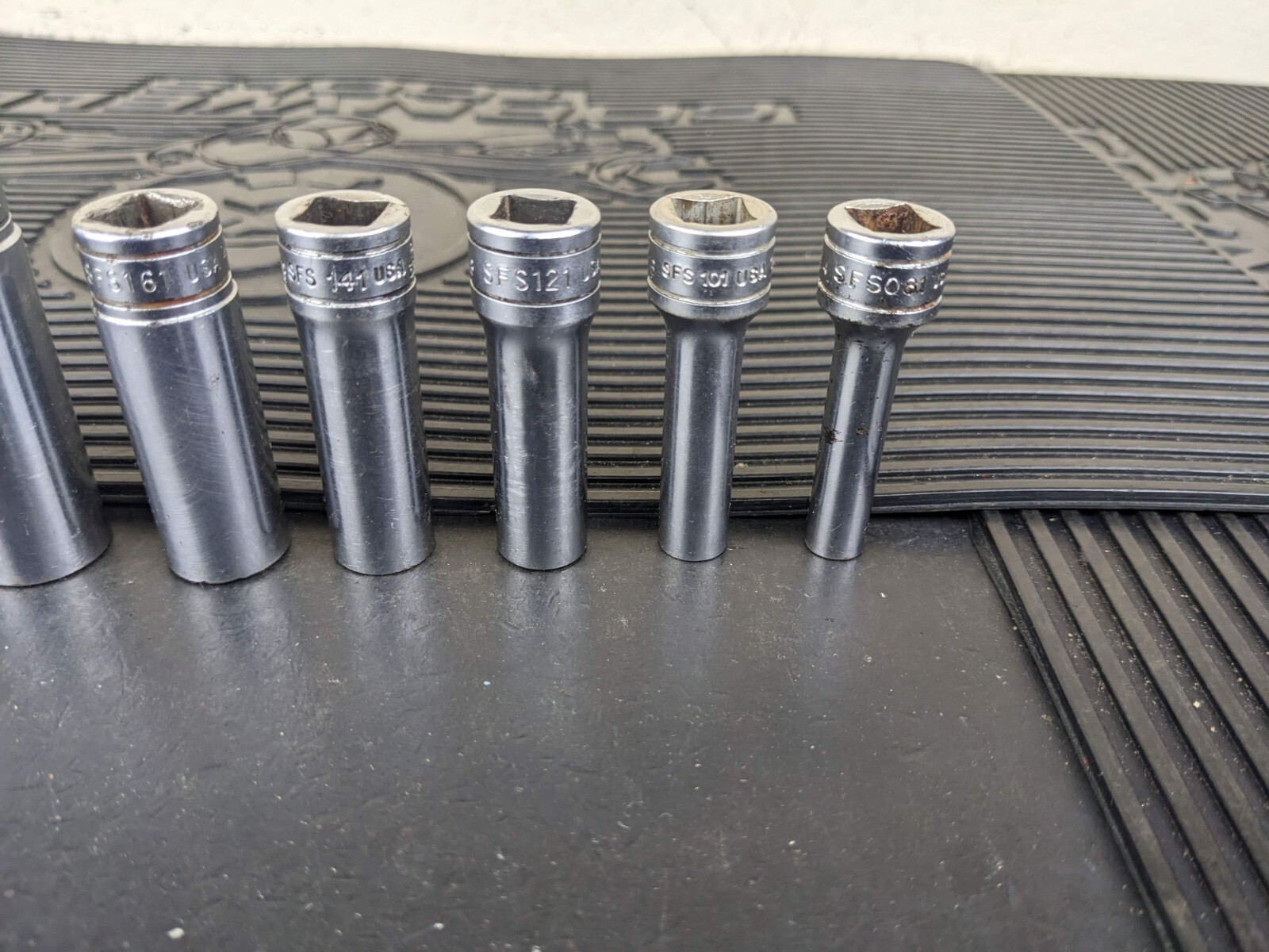 #bg232 Snap on Tools 211SFSY 3/8″ Drive Deep Chrome Socket Set Socket Set