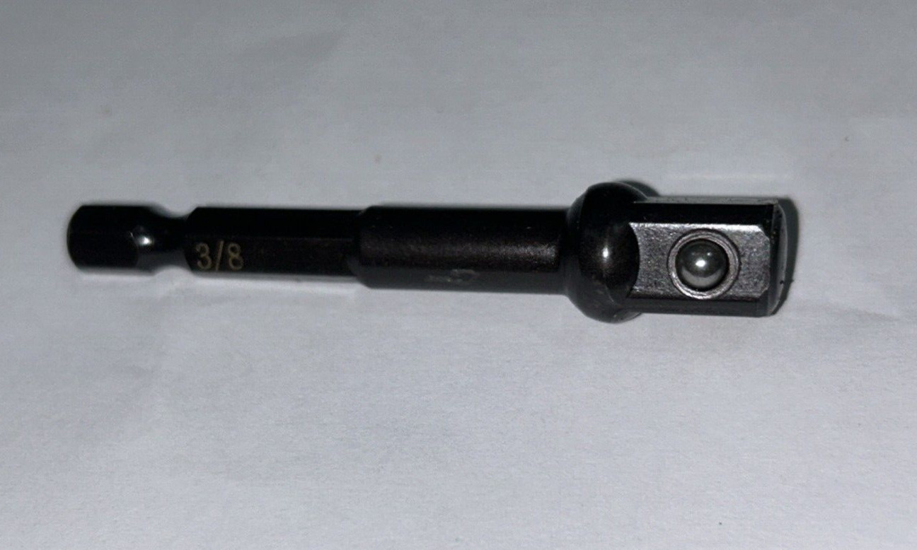 NEW 3/8″ Drive 2-1/2″ Long 1/4″ Hex-to-3/8″ Square Adapter