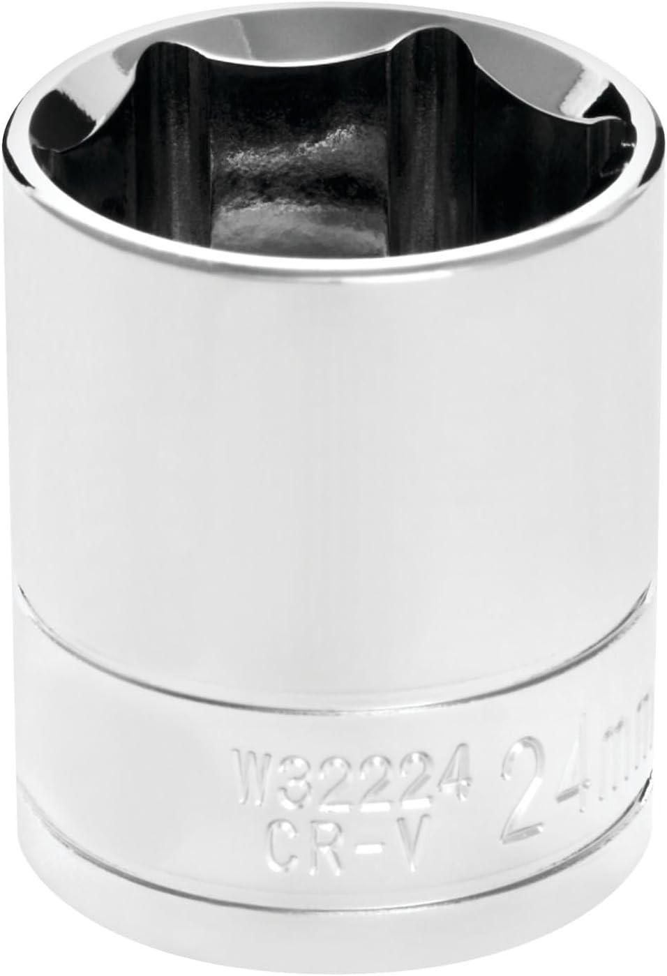 Versatile W32224 1/2 Drive 24mm 6-Point Socket – Corrosion Resistant Finish