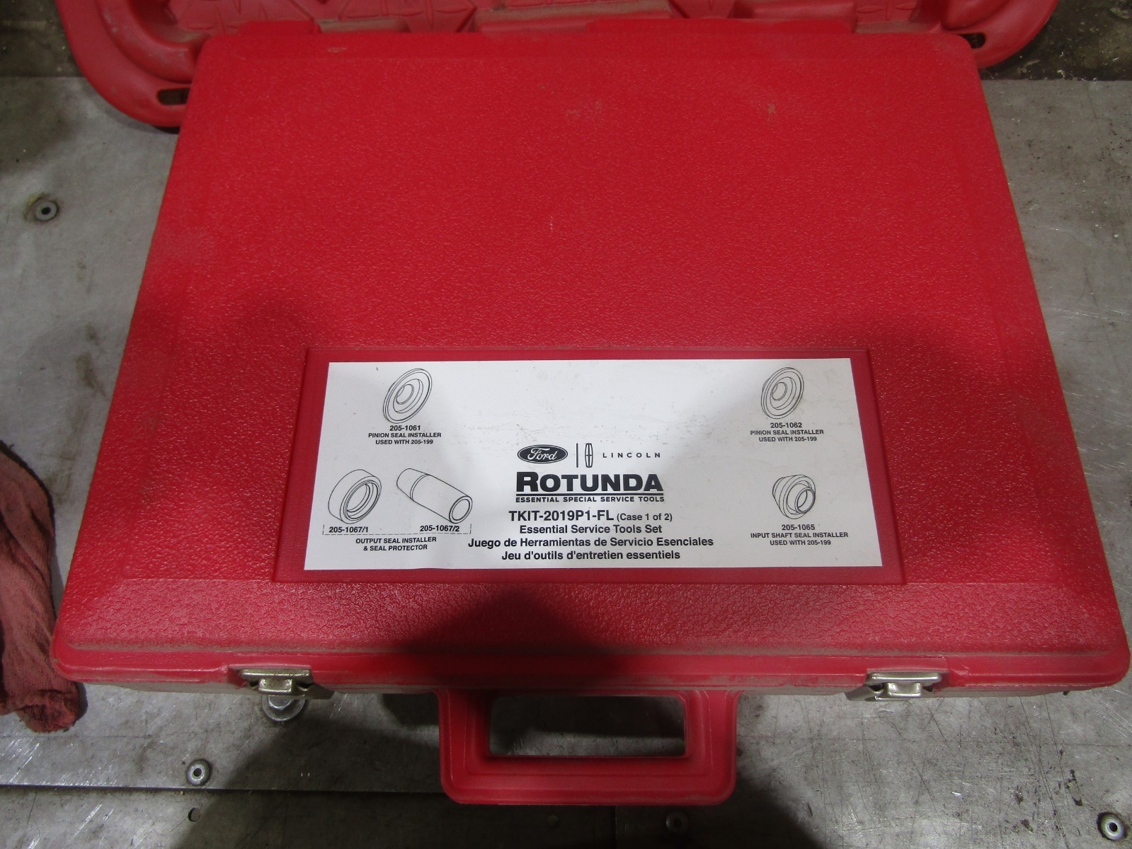 TKIT-2019P1-FL Ford Rotunda 2.0L DIESEL tool kit *COMPLETE* BOX 1 OF 2 #232