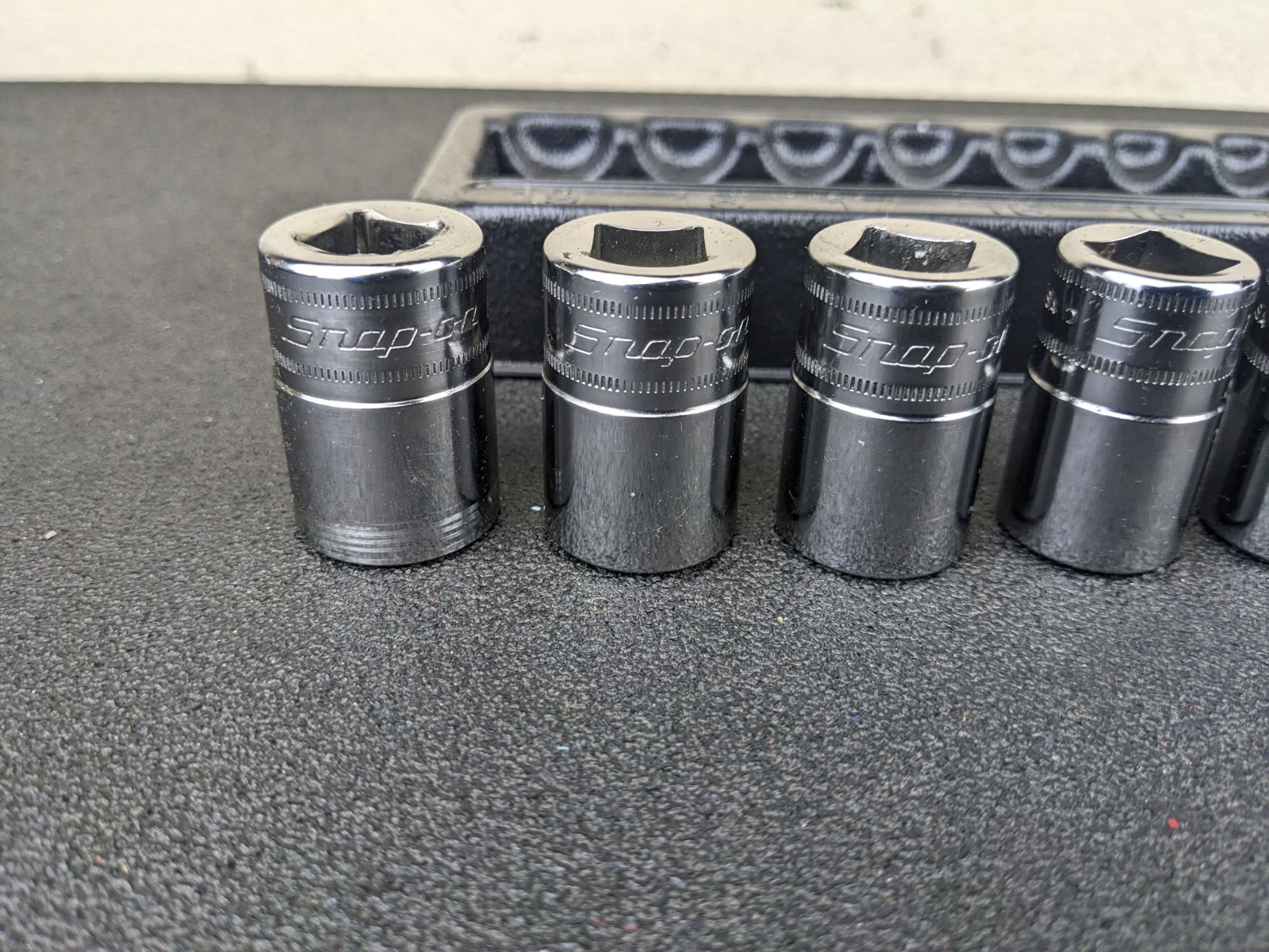 #bl921 Snap-On Tools 310swmya 1/2″ Drive Metric 12-Point shallow socket set