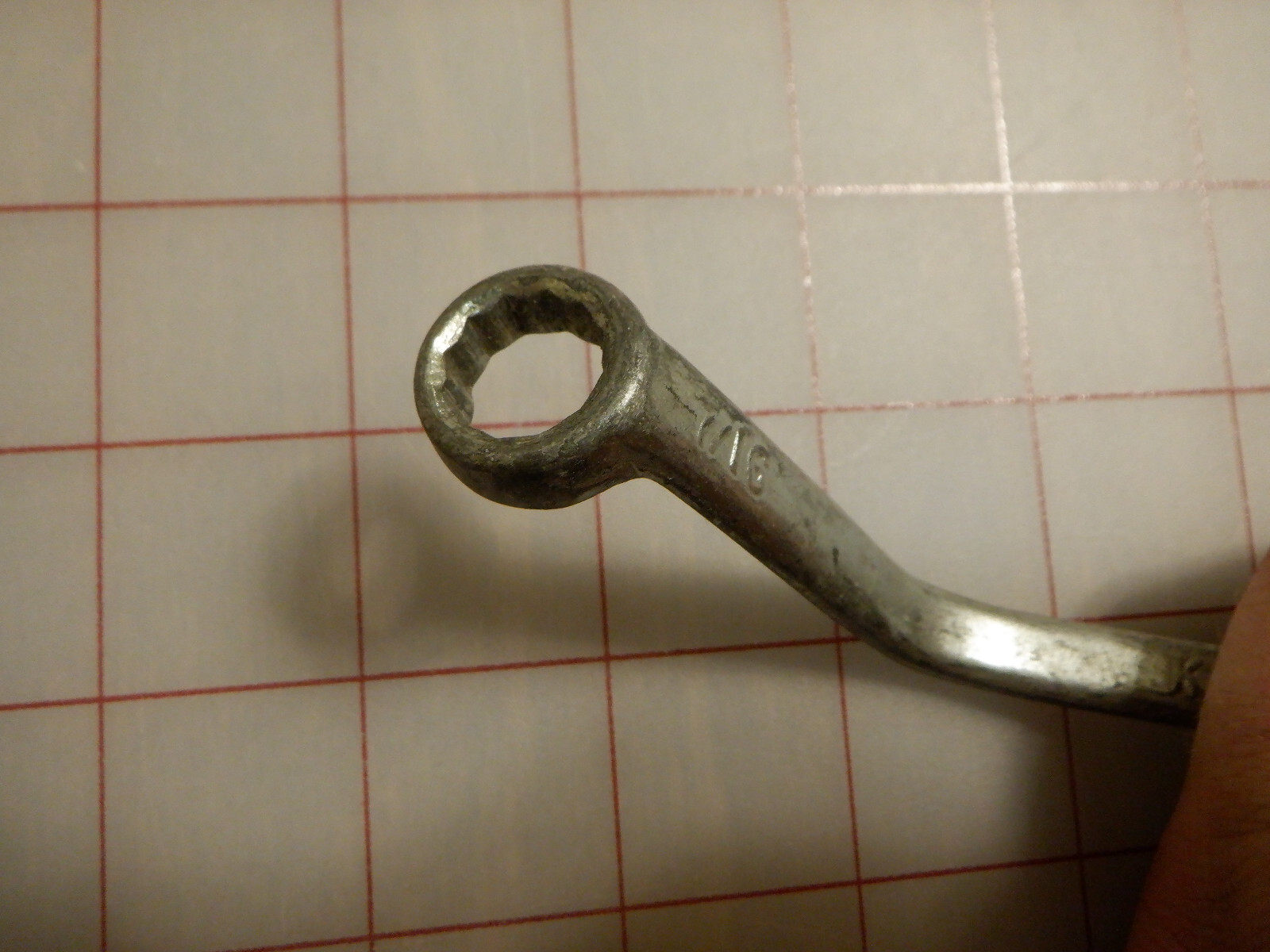 K-D 286 Deep Offset Brake Bleeder Box Wrench Tool 3/8” 6pt x 7/16” 12pt USA