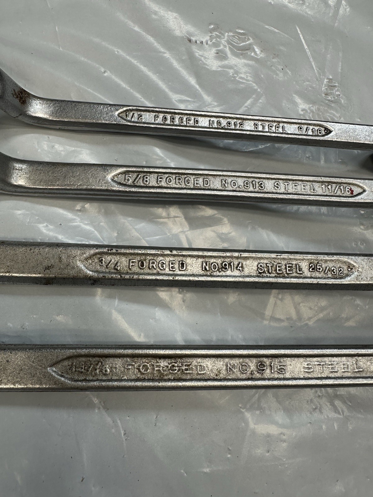 VTG Box-End 12-Pt Offset Wrench, No. 912, 913, 914, 915 Forged Steel Made USA