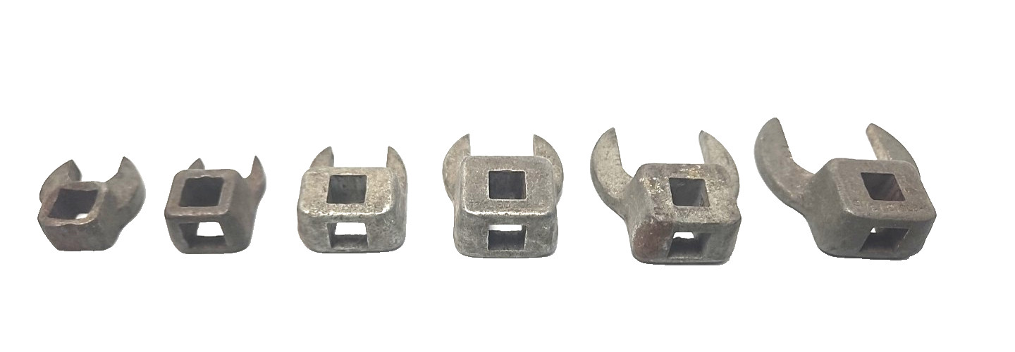 Military SAE Crowfoot Wrench Socket Set Mixed USA 1/2″9/16″5/8″3/4″11/16″1-3/16