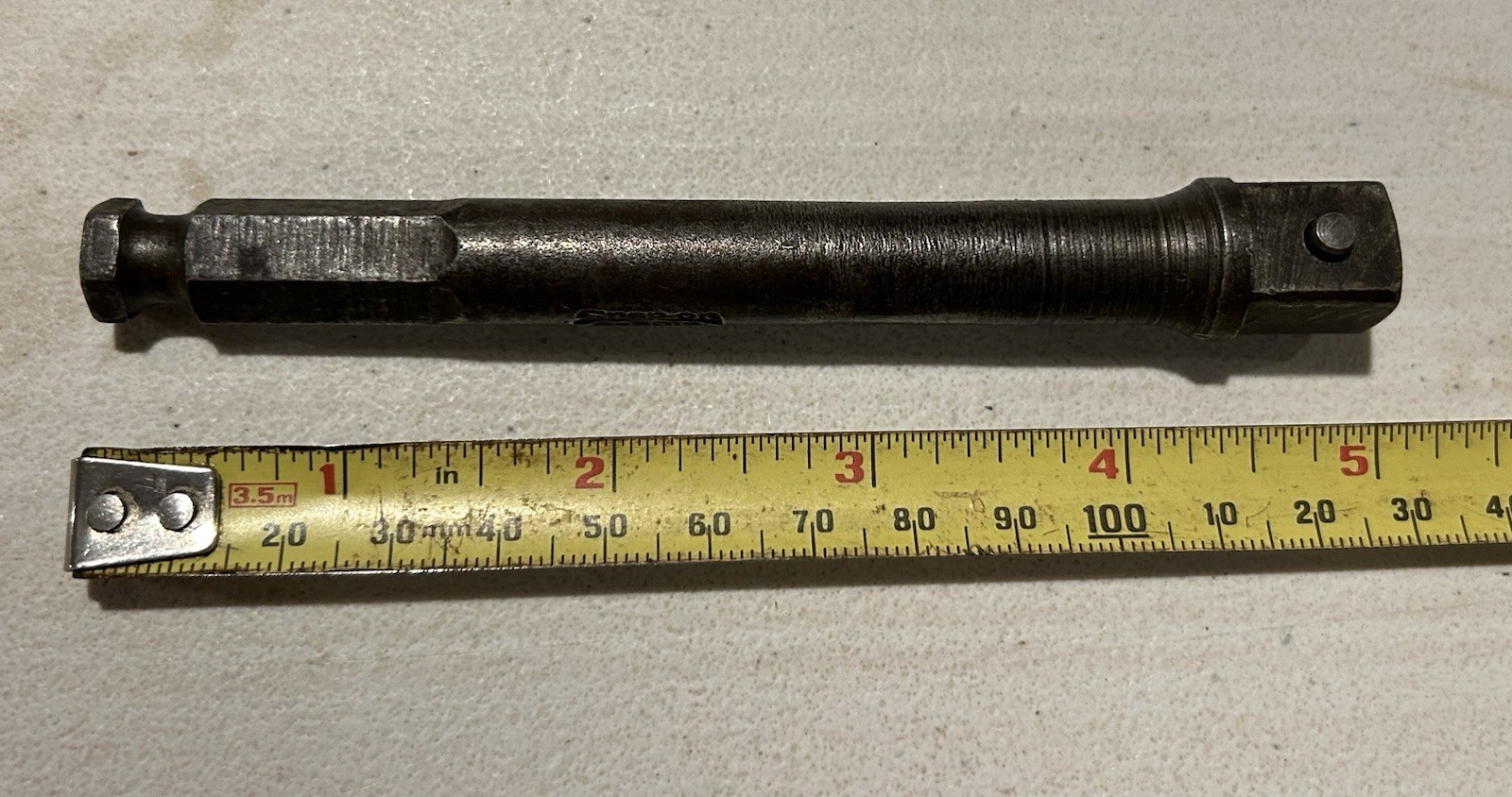 Snap On 7/16″ Hex Drive 1/2″ Drive 5″ Locking Pin Adaptor Extension A3012