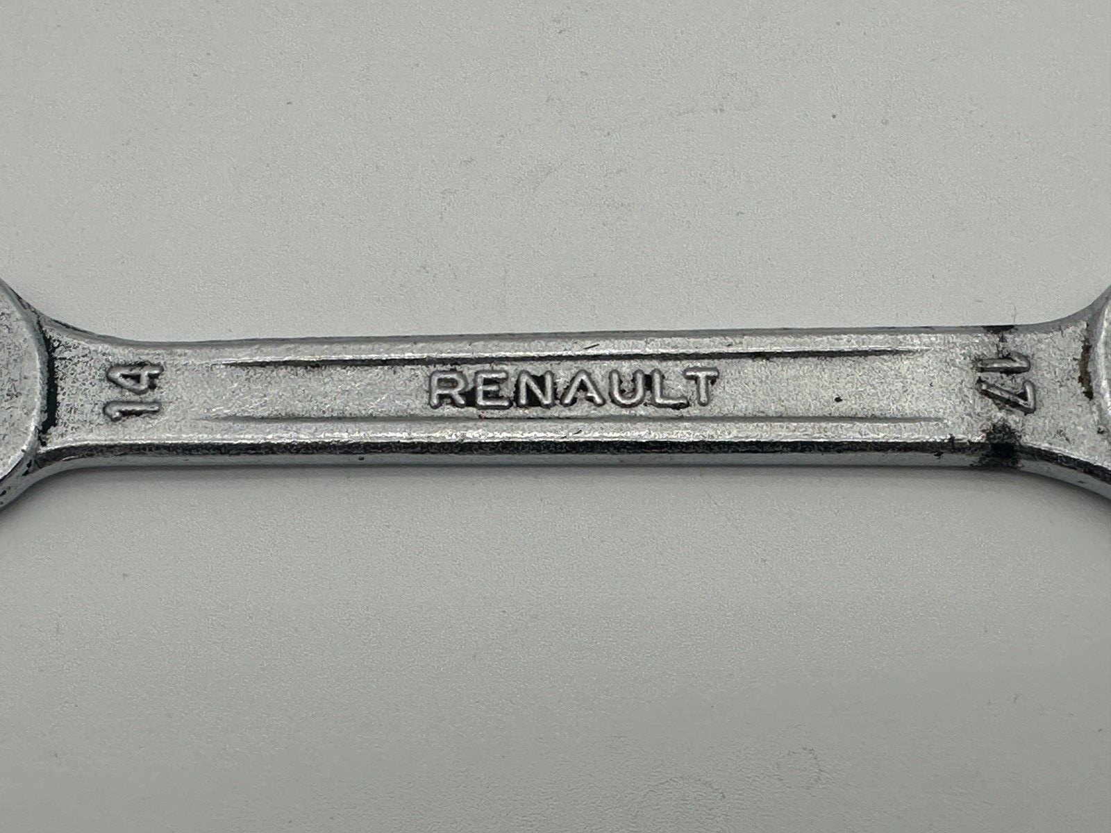 Vintage Renault 14mm/17mm Open Metric Wrench Original Tool Made In France 6.75″