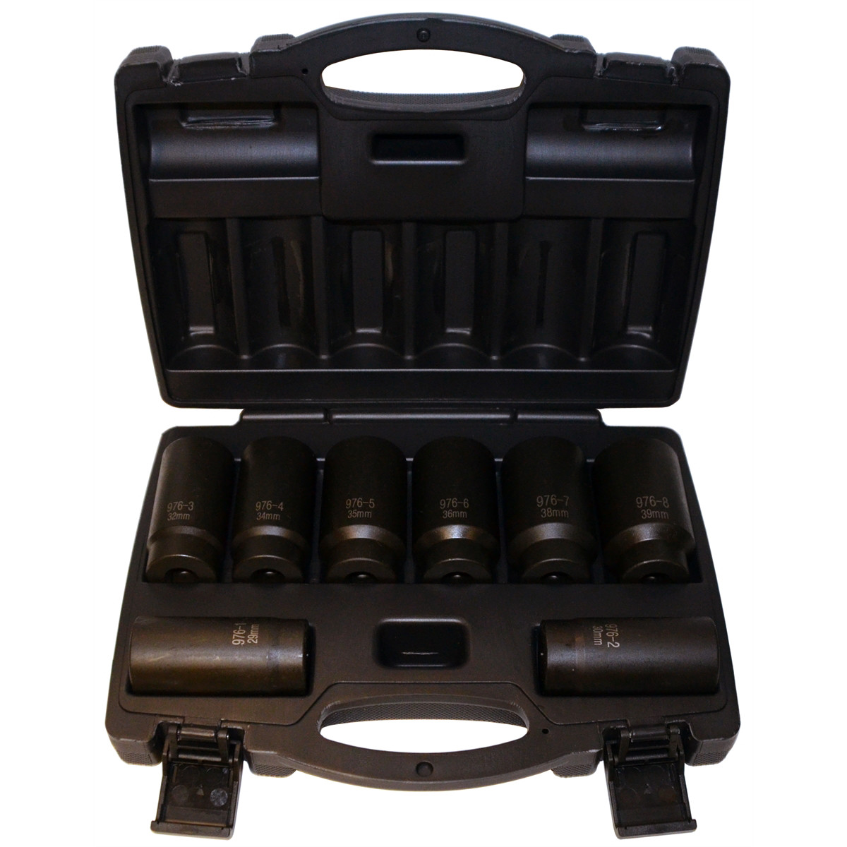Horizon Tool 8-piece 12-point axle nut socket set 976