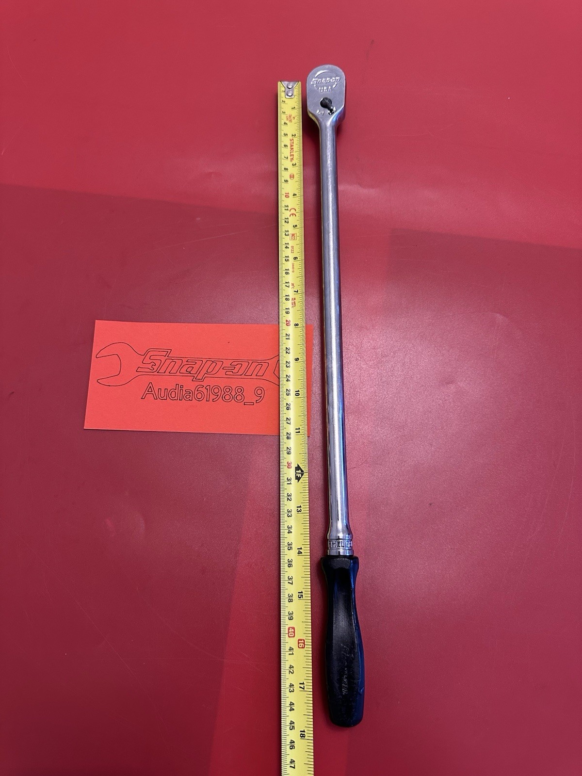 Snap On Extra Long 3/8 Hard Handle Ratchet FHLLD80 Dual 80 Technology ( Black ).