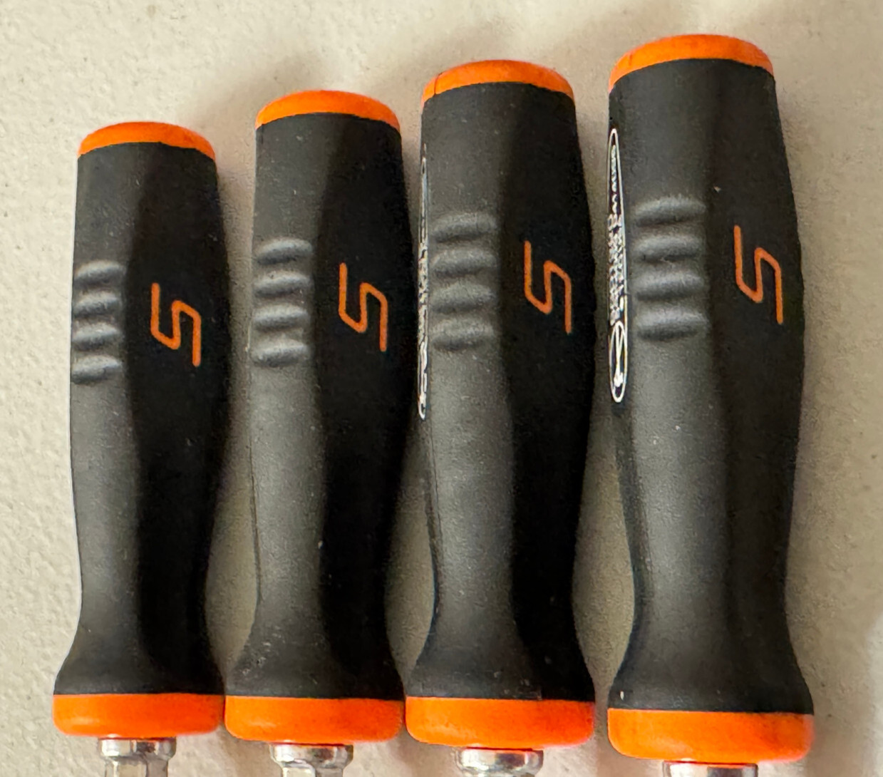 Snap-on SGTX40O Mini TORX® Soft Grip Screwdriver Set T8, T10, T15 & T20 Mint