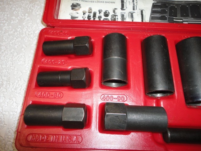 Custom Hubcap & Wheel Lock Removal Kit ATC400 American Tool Co. USA!